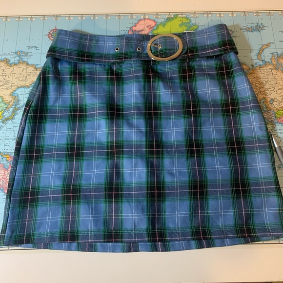 Plaid Topshop Skirt - Picture 1 of 4